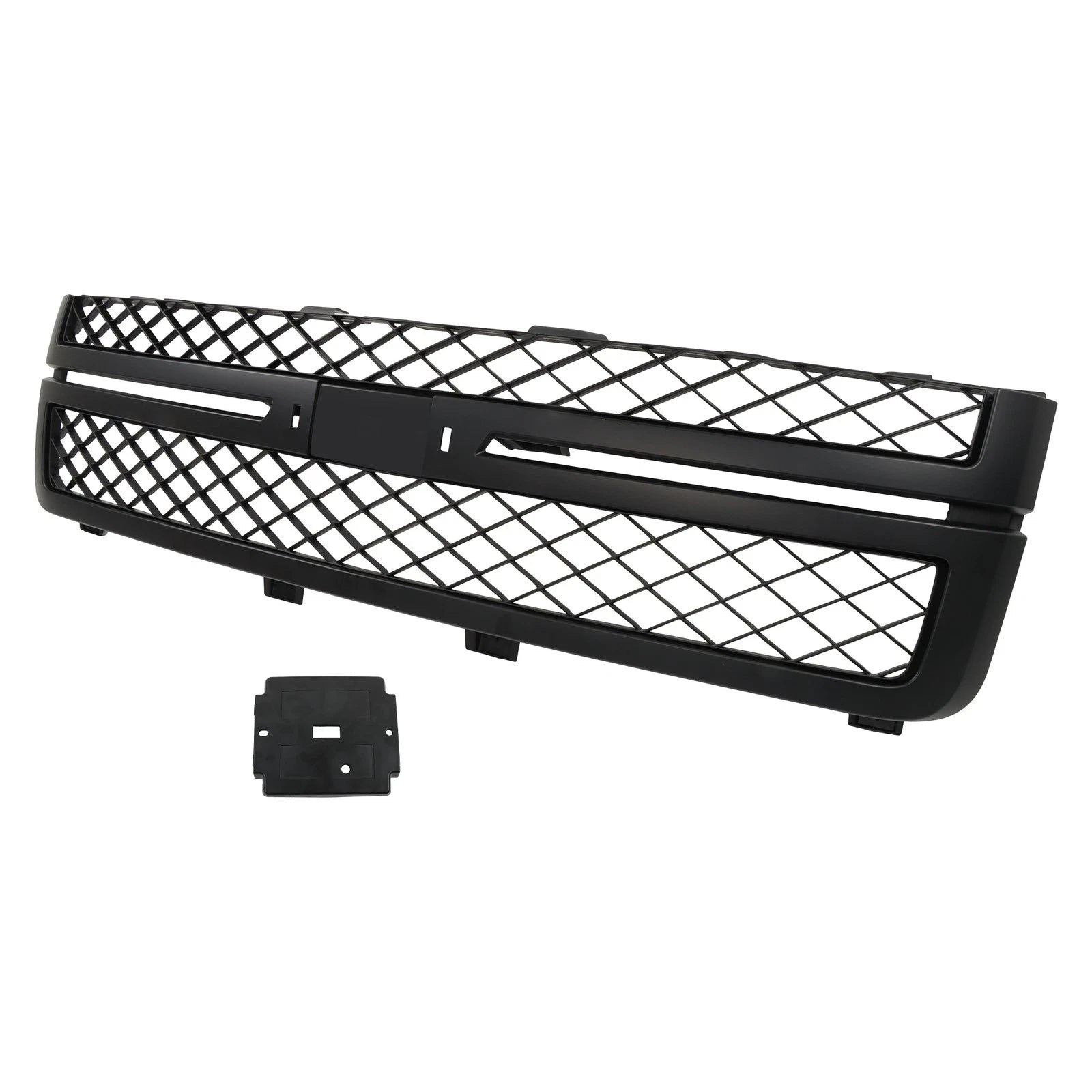 Front Bumper Grille for Chevy Silverado 2500HD 3500HD (2011-2014) Matte Black
