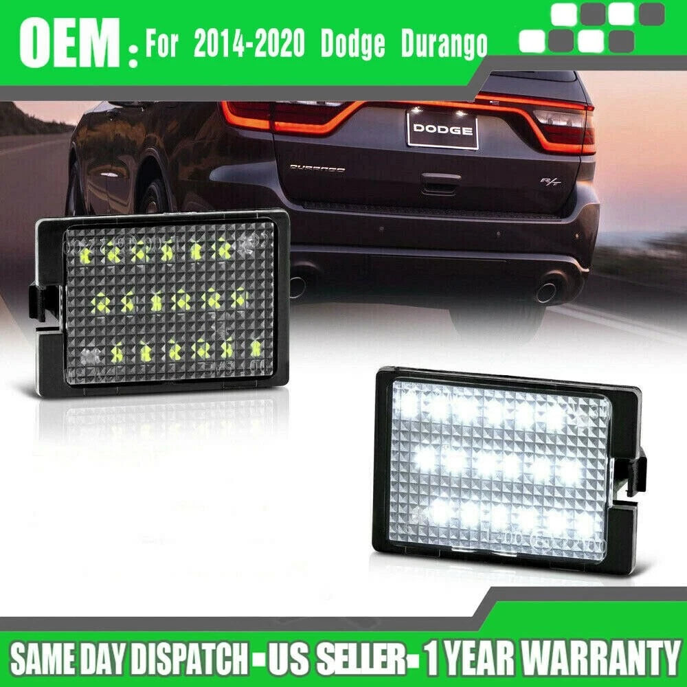 AUXITO LED License Plate Light for Dodge Durango (2014–2021)