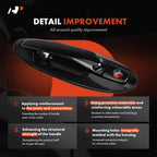 Front Left Exterior Door Handle for Hyundai Sonata (2002–2005) Kia Optima