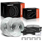 Drilled Rotors & Ceramic Brake Pads for Chevy Trailblazer (2002–2009)