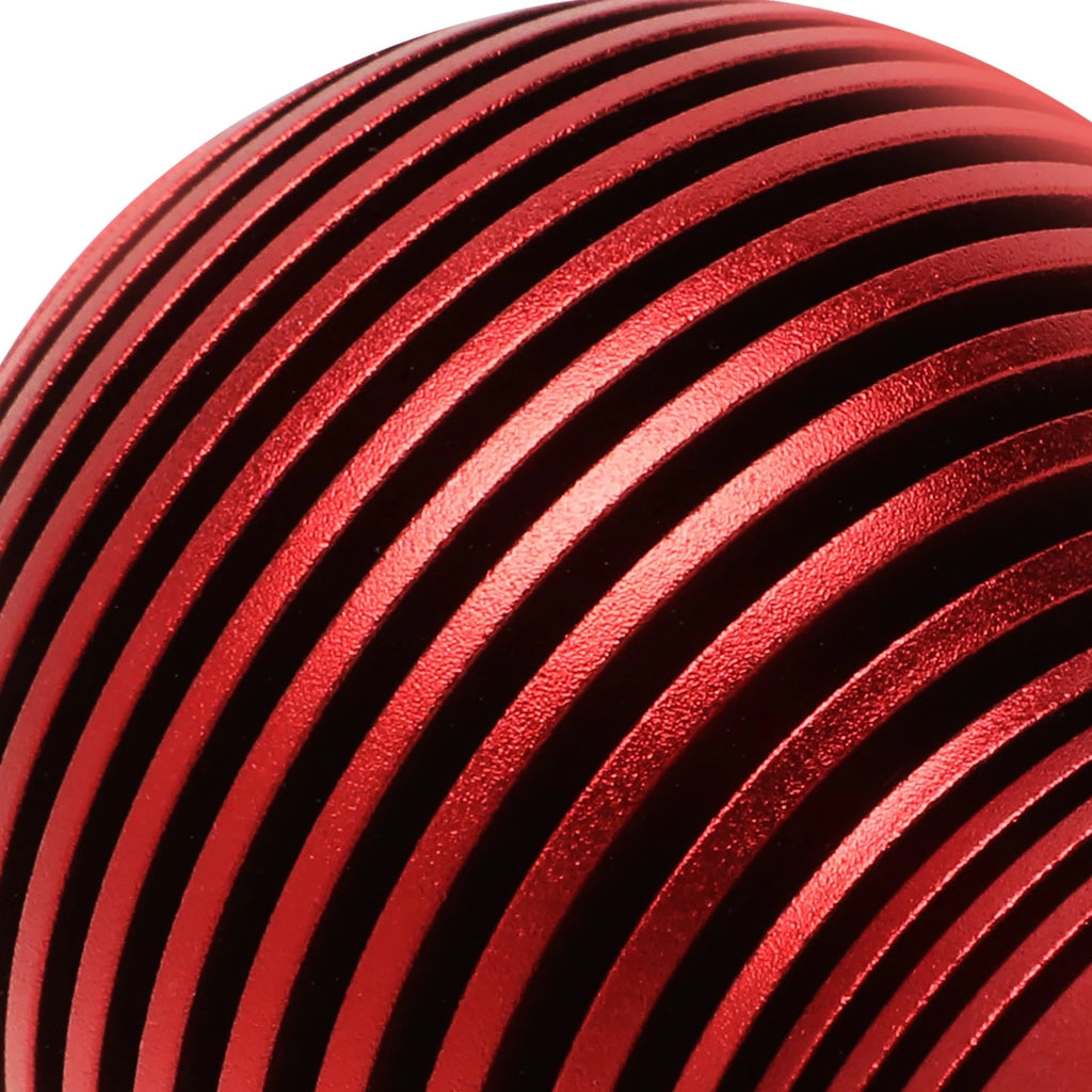 NRG 65mm Red Heat Sink Spheric Style Shift Knob Kit for Universal (2010–2023)