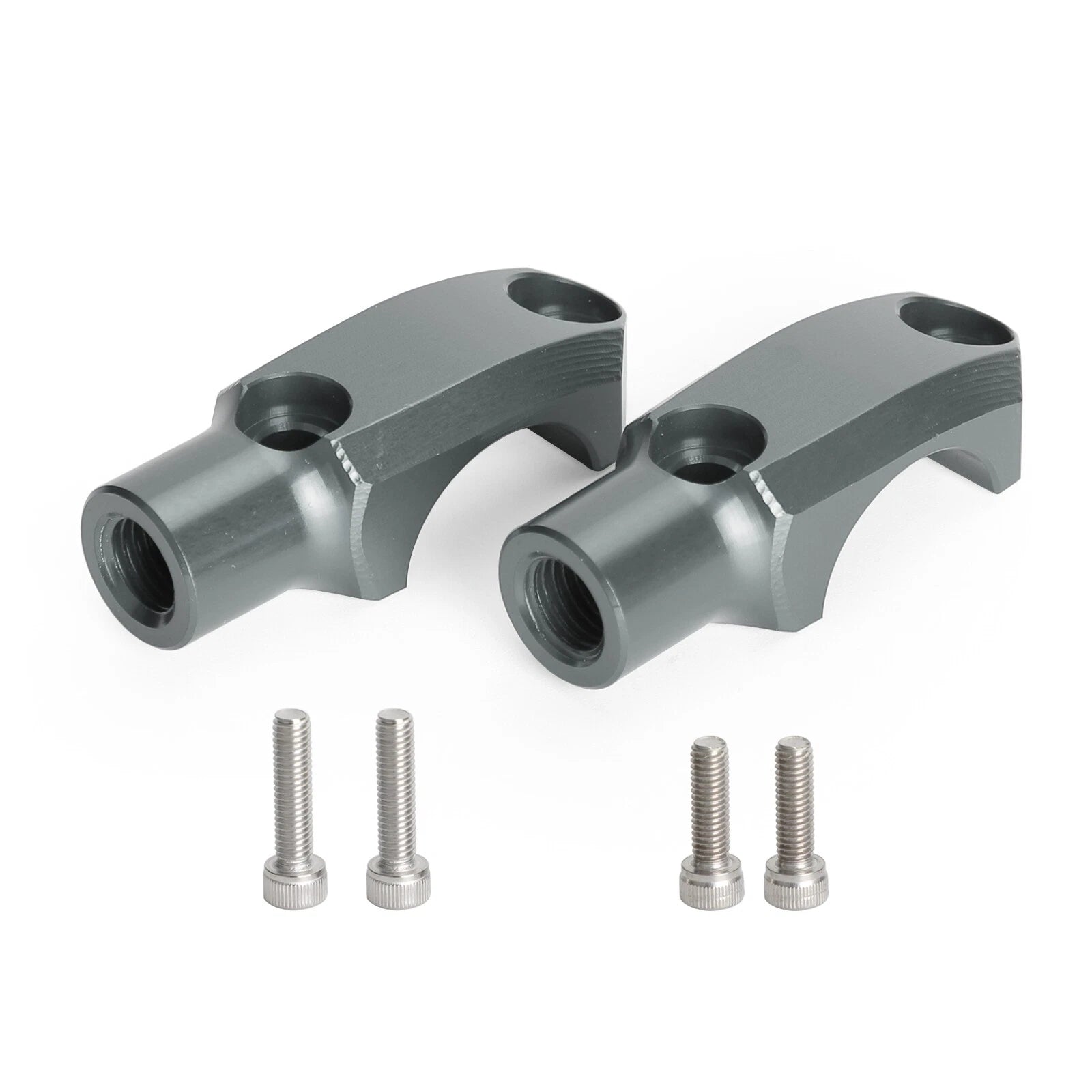 Aluminium 7/8" Front Master Cylinder Clamp with 10mm Mirror Mount Adaptor