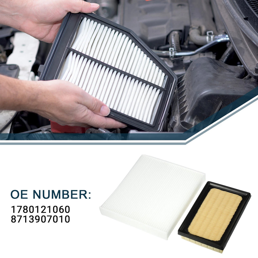 Set of 1 Cabin Air Filter for Toyota Prius C (2012–2019) No. 17801-21060/87139-07010