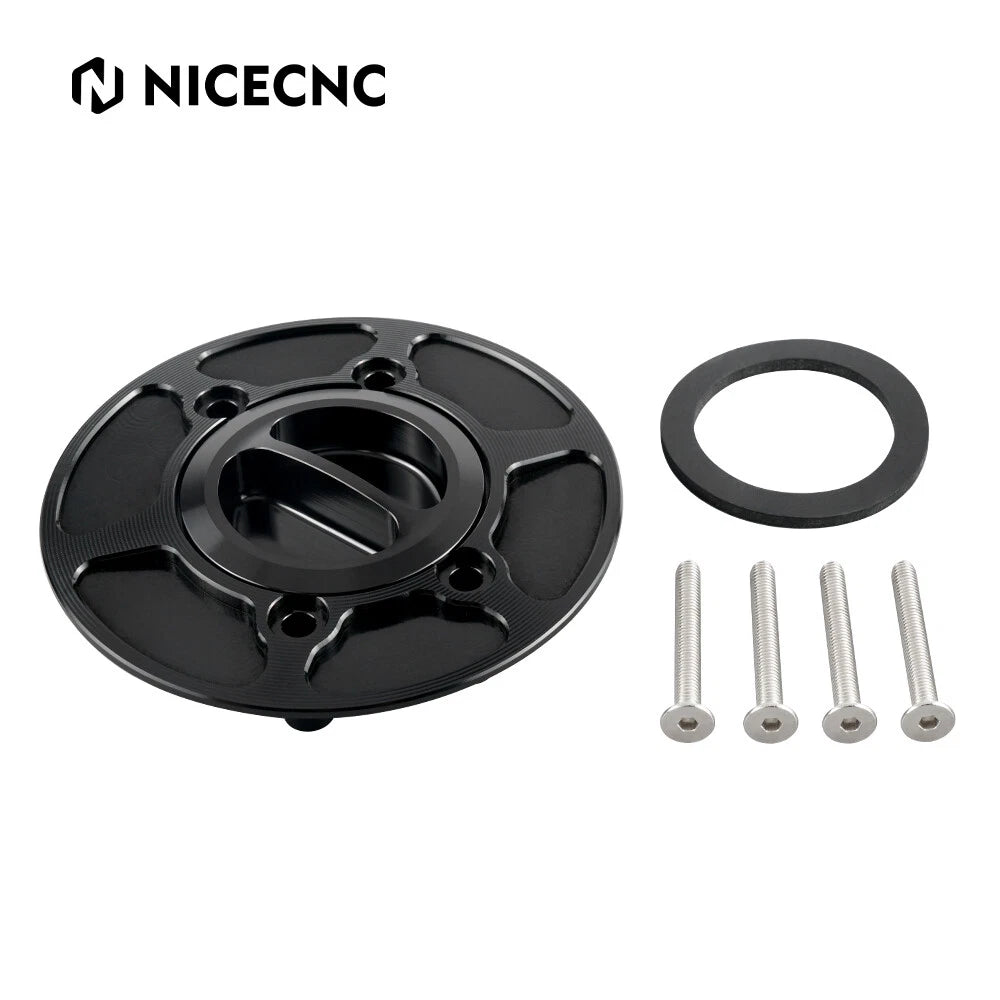 CNC Keyless Fuel Gas Cap for BMW S1000RR (2009–2016) R1200R (2006–2015)