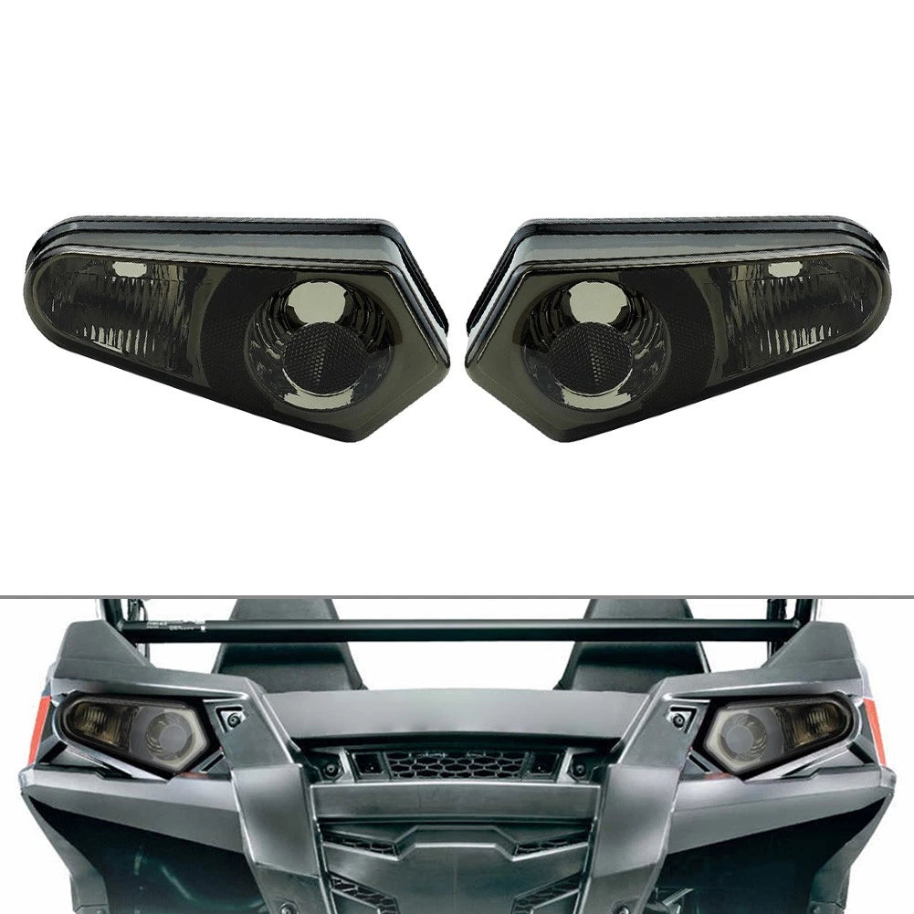 2X Tail Light Cover for Polaris RZR 800 (2008–2014) Sportsman 500 (2005–2013) Black