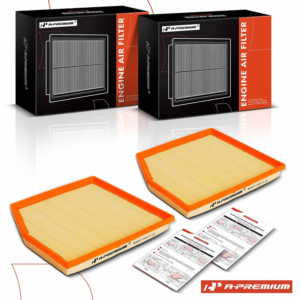 2X Engine Air Filter for BMW F30 335i 2012–2013