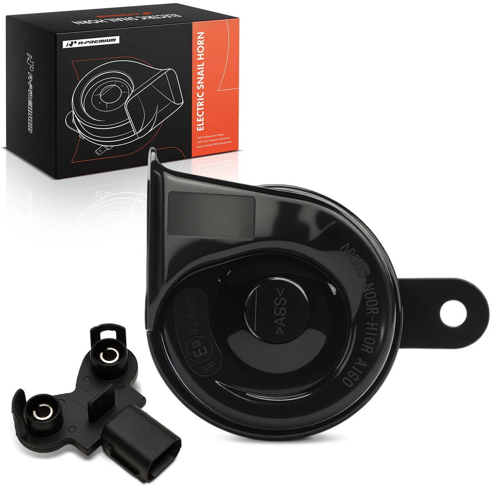 Snail Horn for Honda Civic  - 80 mm Black ABS Plastic
