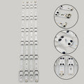 LED Strips 6916L-2863A 6916L-2862A for LG 49'' V17 ART3 (49UV340C-UB, 49LG65CJ-C)