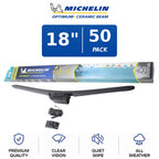 Set of 4 Michelin Optimum+ Ceramic Beam Wiper Blades 18" for