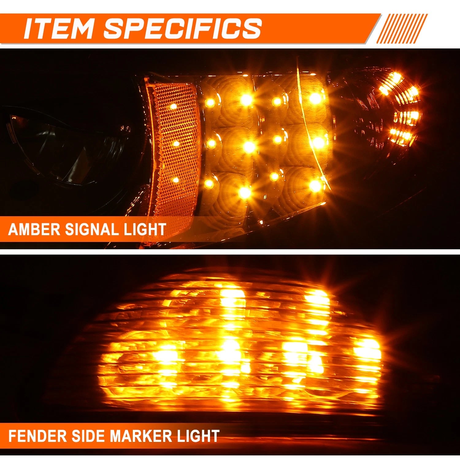 Clear Lens Front Fog Lights for Toyota RAV4 (2019–2020)