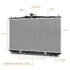 Aluminum Cooling Radiator DPI-13548 for RX350/Sienna (2010–2016)
