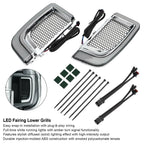Tracer LED Lower Fairing Grills Lights for Electra Glide FLH/T (2014–2023)