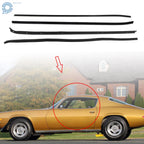 Set of 4 Window Sweeps Felts for Chevy Camaro/Pontiac Firebird (1970–198)