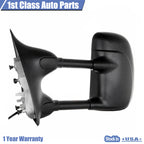 Pair Power Extendable Towing Mirrors for Ford F-250 Super Duty (1999–2007)
