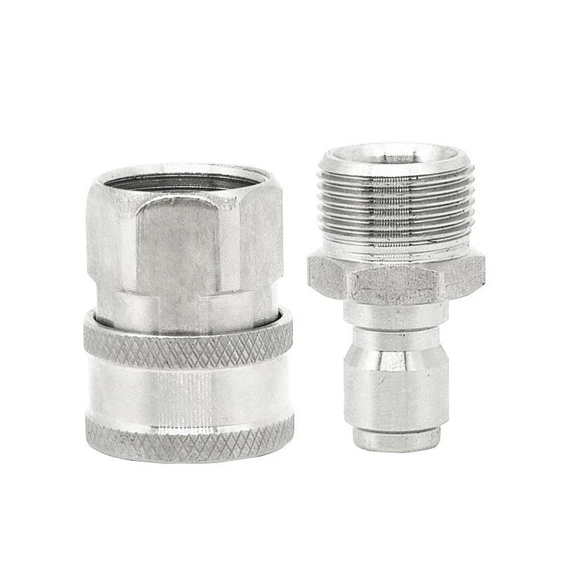 Set of 2 Quick Connect Adapters for High Pressure Washer