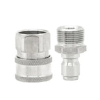 Set of 2 Quick Connect Adapters for High Pressure Washer