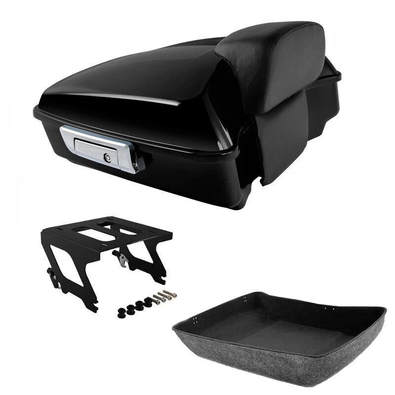Chopped Trunk Backrest Solo Mount for Harley Sport Glide Low Rider (2018–2023)