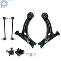 Set of 6 Front Lower Control Arms with Ball Joints for Toyota Corolla (2003–2008)