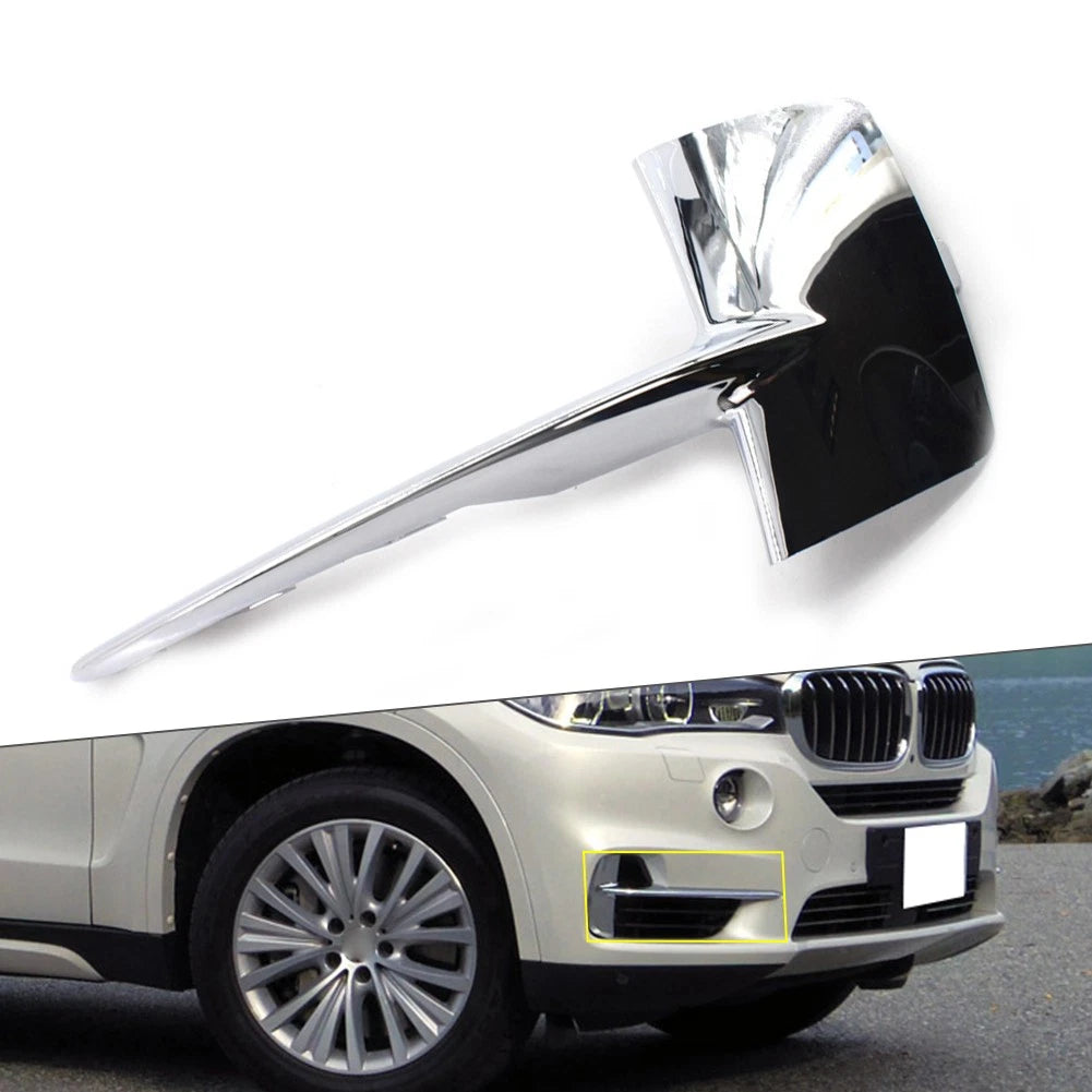 Chrome Front Bumper Grille Trim Right Side for BMW X5 (2014–2018) 51117325396