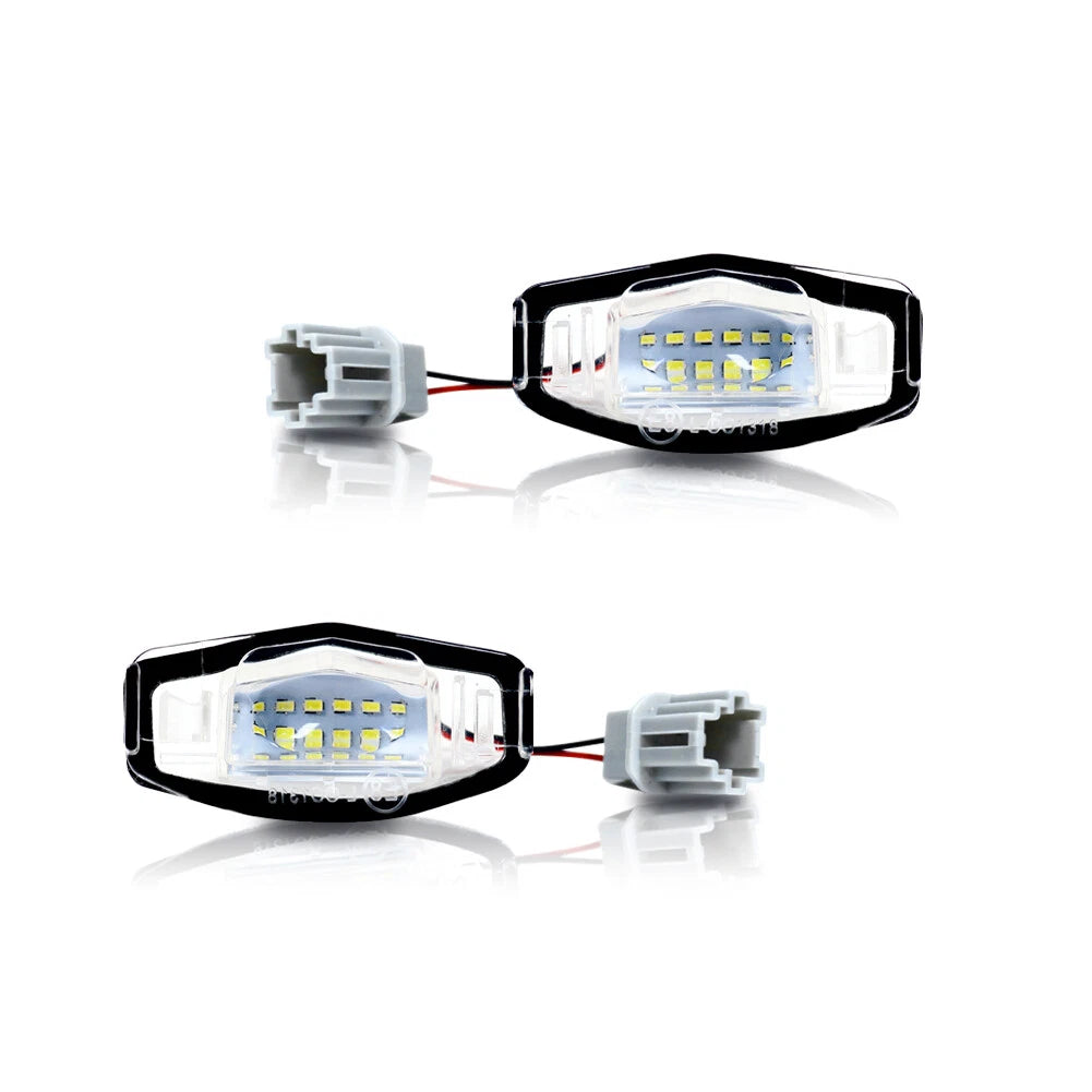 Bright White LED License Plate Lights for Honda Civic Acura MDX ILX