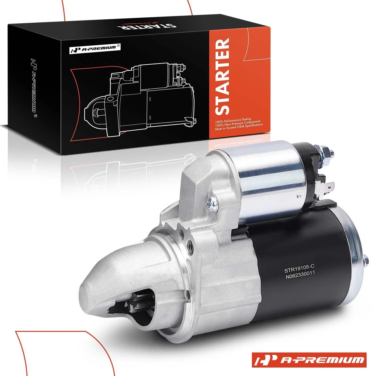 Starter for Mitsubishi Lancer (2008–2011) Clockwise Rotation 1.4kW 9T