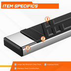 Set of 2 Side Step Pads for Ford Ranger Extended Cab (2019–2023)