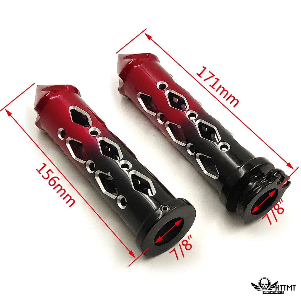 Spike Hand Grips for Harley Cruiser Motorcycle (7/8 inch)