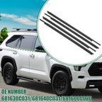 Set of 1 Window Weatherstrip Trim Seal Belt for Toyota (No. 681630C031/681640C031)