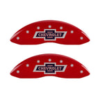 Red Caliper Covers Set of 4 Engraved for 2021–2023 Chevy Traverse