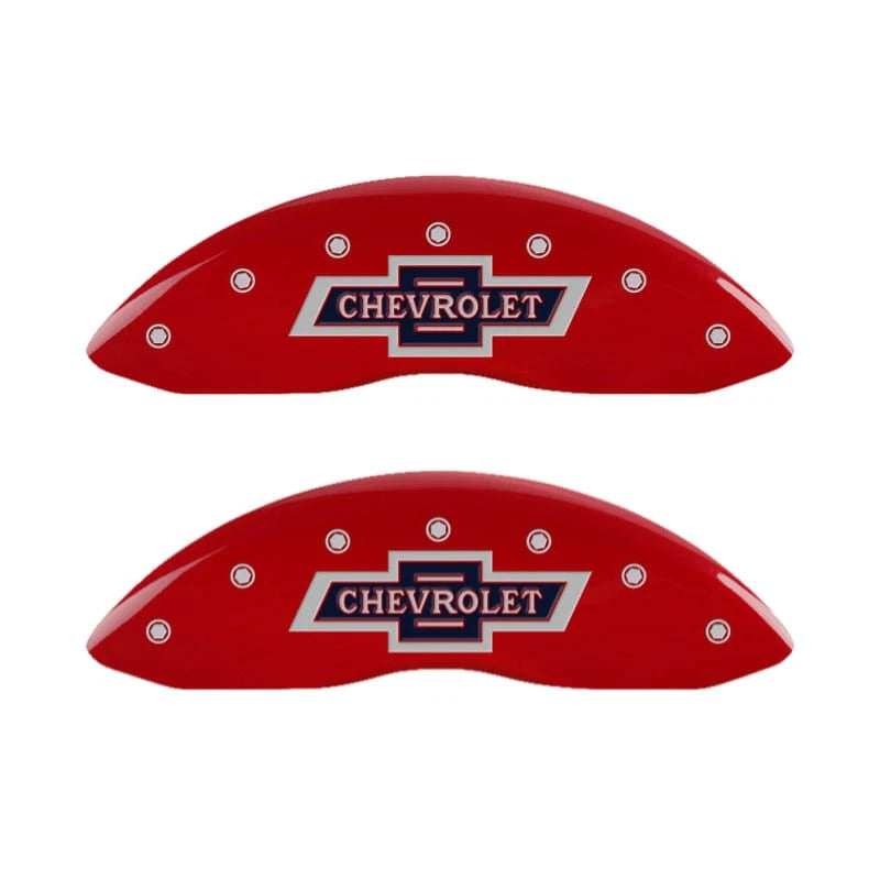 Red Caliper Covers Set of 4 Engraved for 2021–2023 Chevy Traverse