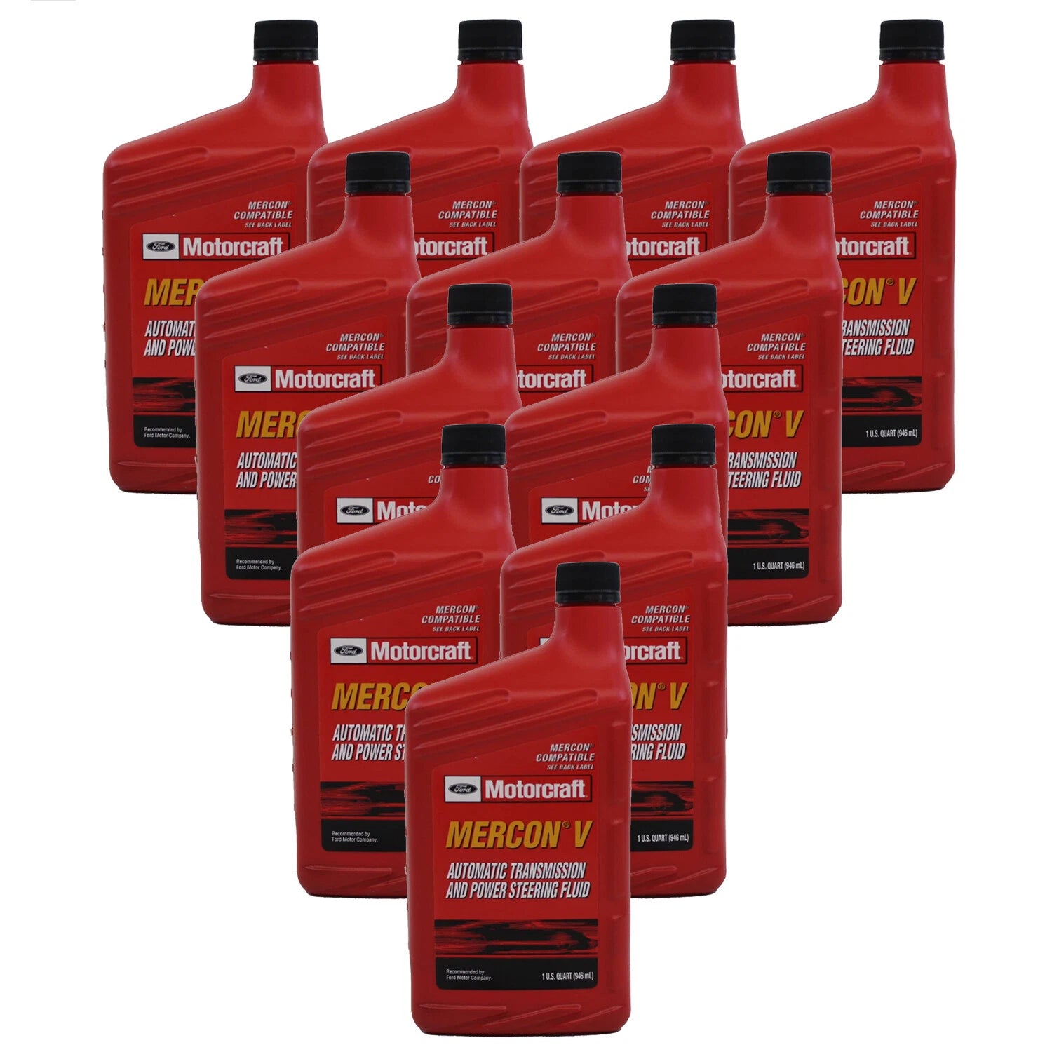 12 Quart Motorcraft ATF Mercon V Automatic Transmission Fluid for Ford