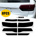 8X Smoke Rear Tail Light Vinyl Tint Film Overlay for Jeep Grand Cherokee (2014–2021)