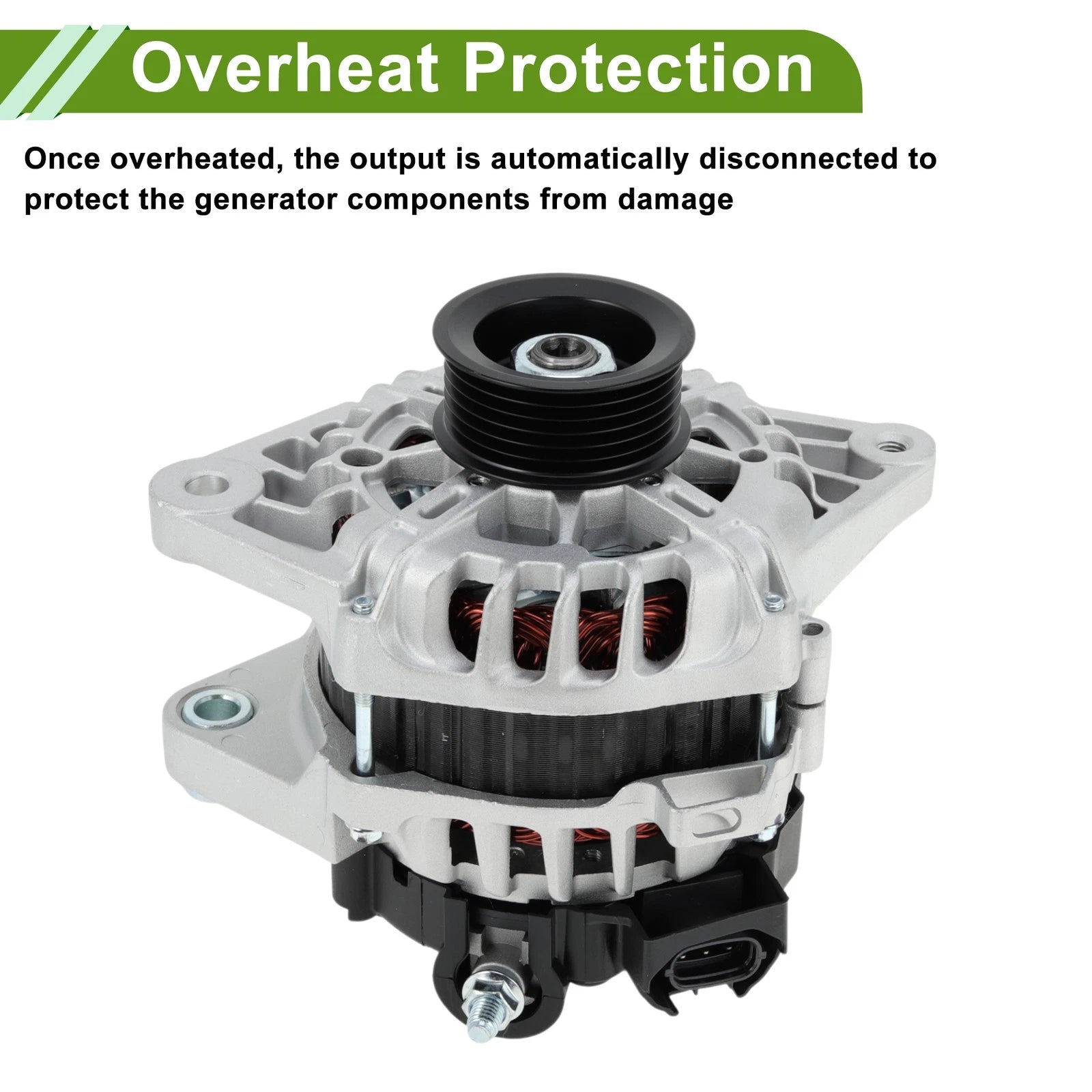 Alternator 90A 12V for Hyundai Accent (2012–2017) No. 373002B300