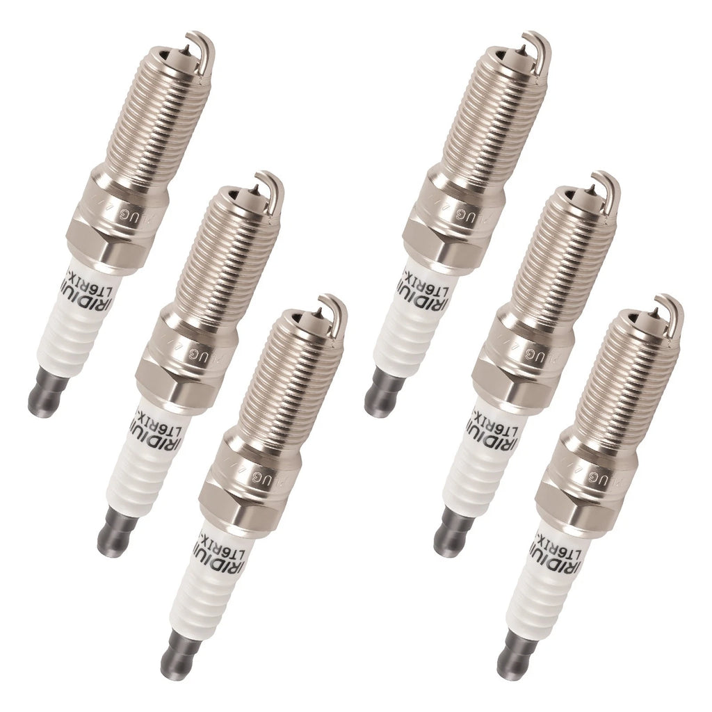 6X Iridium Spark Plugs for Ford Buick Cadillac V6 (2004–2024) 90117 ILTR6E11 91276