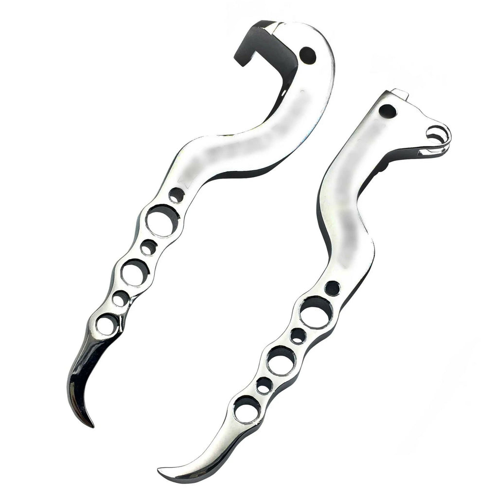 Chrome Hand Brake Clutch Levers for Honda CBR1000RR (2004–2007)