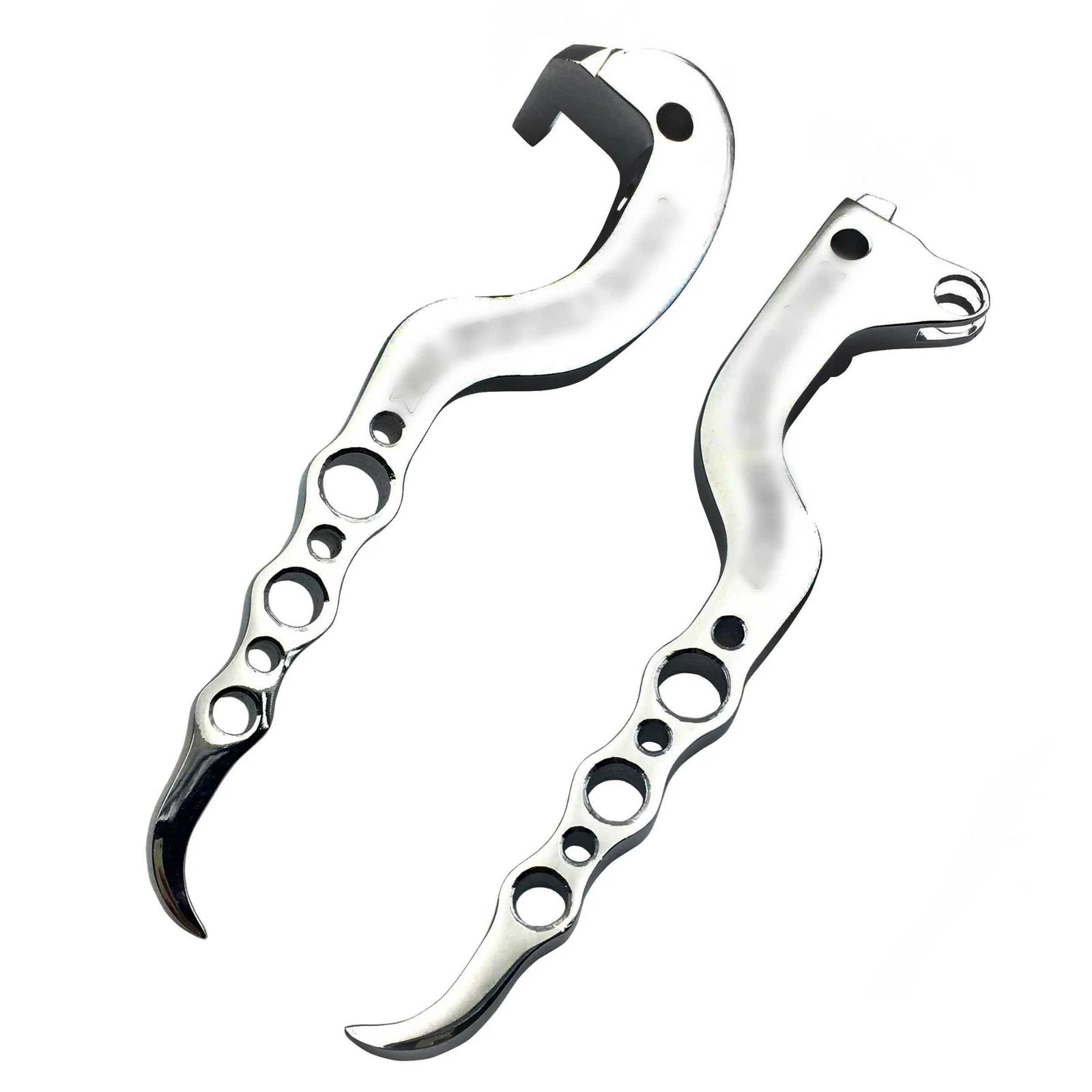 Chrome Hand Brake Clutch Levers for Honda CBR1000RR (2004–2007)
