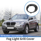 1 Pc Fog Light Grill for BMW X3 (2007–2010) No. 51113423790 Black
