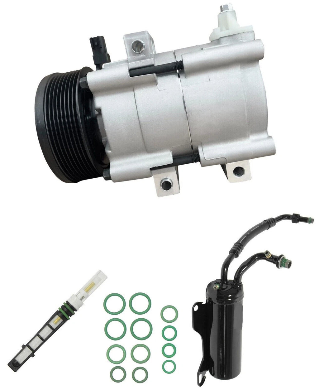 AC Compressor Kit Replacement for Ford E-350 Super Duty (2009-2010)