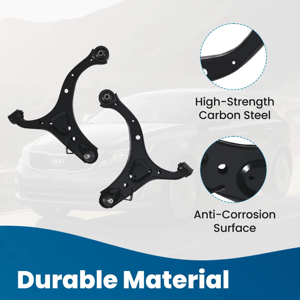 8x Front Lower Control Arm Tie Rod Kit for Kia Sorento (2011–2013)