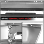 Steel Front Bumper Face Bar for Dodge Ram 1500 (2009–2012) Chrome