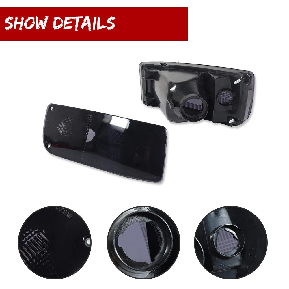 Smoked Lens Bumper Signal Lights for Nissan 300ZX Z32 (1990–1996)