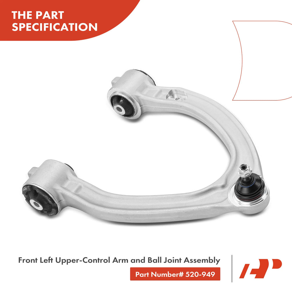 8x Front Control Arm Ball Joint Assembly for Mercedes-Benz S-Class (2000-2013)