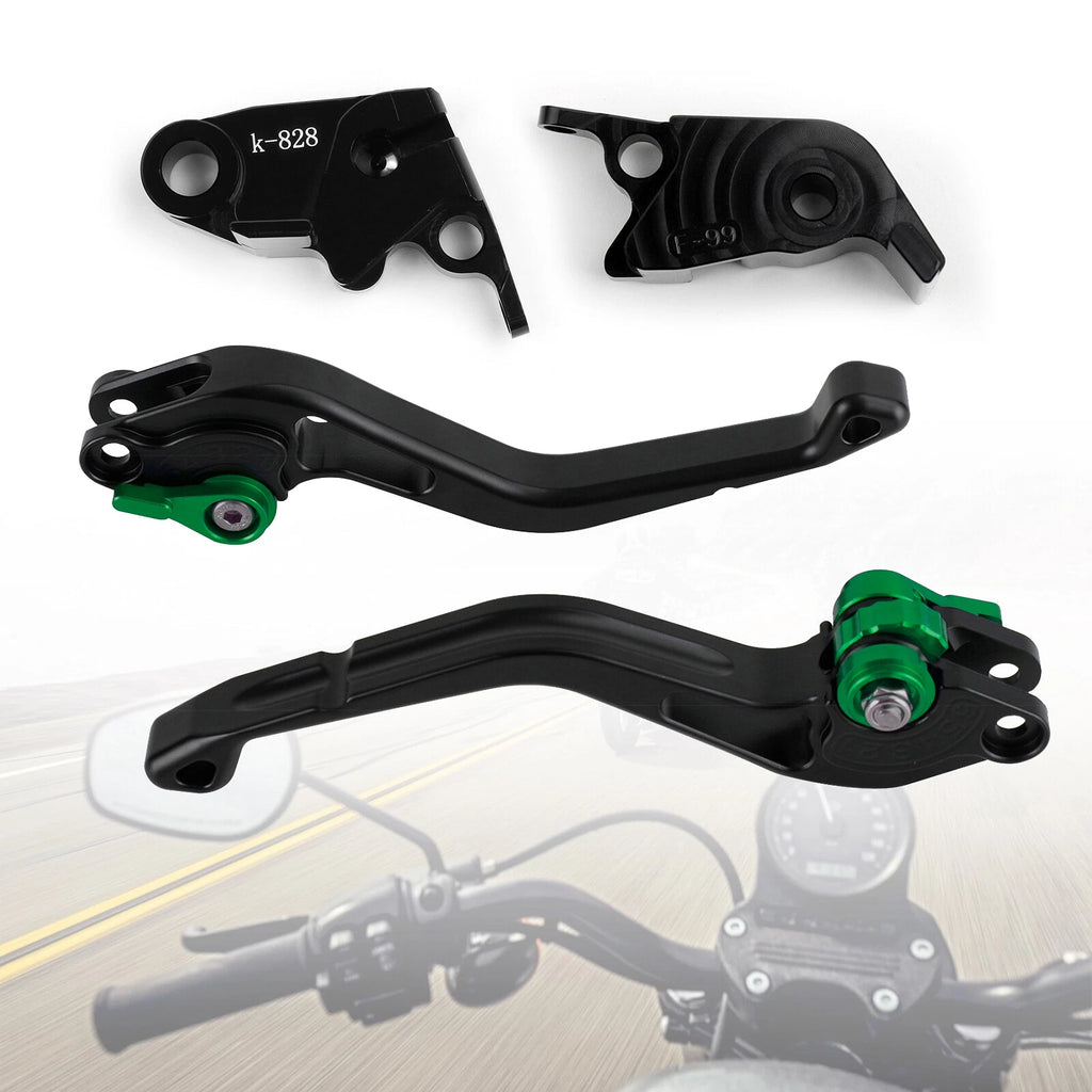 Short Clutch Brake Lever for Kawasaki ZX10R/RR/KRT (2016–2017) T9