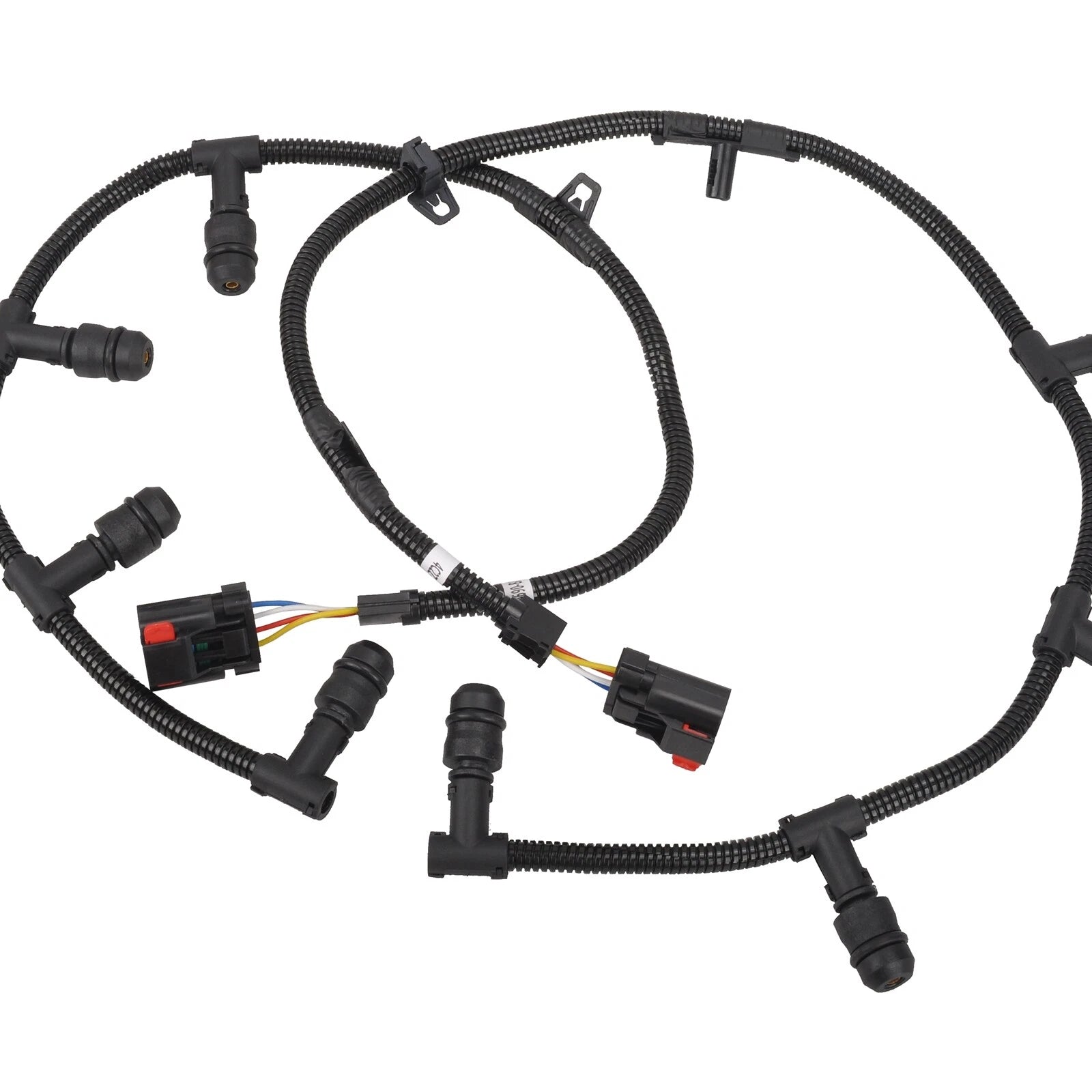 Set of 8 Glow Plugs and Glow Plug Harness for Ford Powerstroke 6.0L (2004–2010)