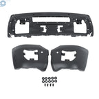 Split Black Front Bumper with Sensor Hole for GMC Sierra 2500 HD 3500 HD (2015–2019)