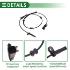 ABS Wheel Speed Sensor No. 68250887AB for Dodge Durango (2016–2020)