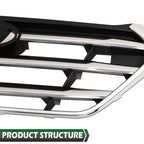 Front Bumper Upper Grille for Hyundai Tucson (2016–2018) with Chrome Trim
