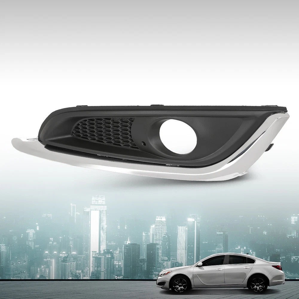 Fog Light Bezel Cover for Buick Regal (2014–2017) with Chrome Trim