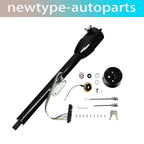 30" Black Tilt Manual Steering Column for GM (W/Key & 9 Bolt Adapter)