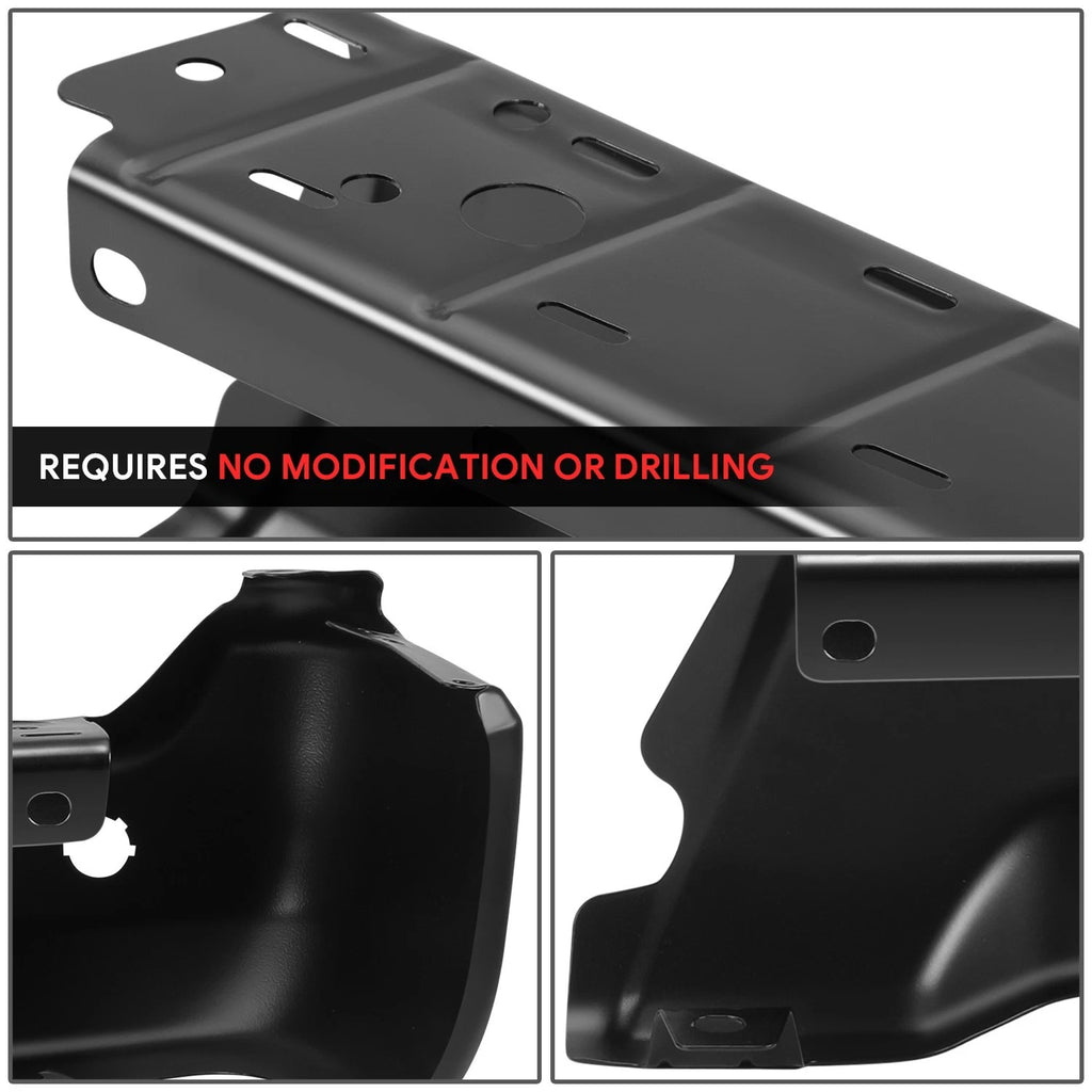 Set of 2 Rear Bumper End Caps for Ford F-250 SD (2017–2022) w/ Sensor Holes